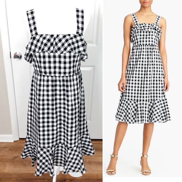 J. Crew Factory Dresses & Skirts - J. Crew | NWT Gingham Midi Sundress 14 G03